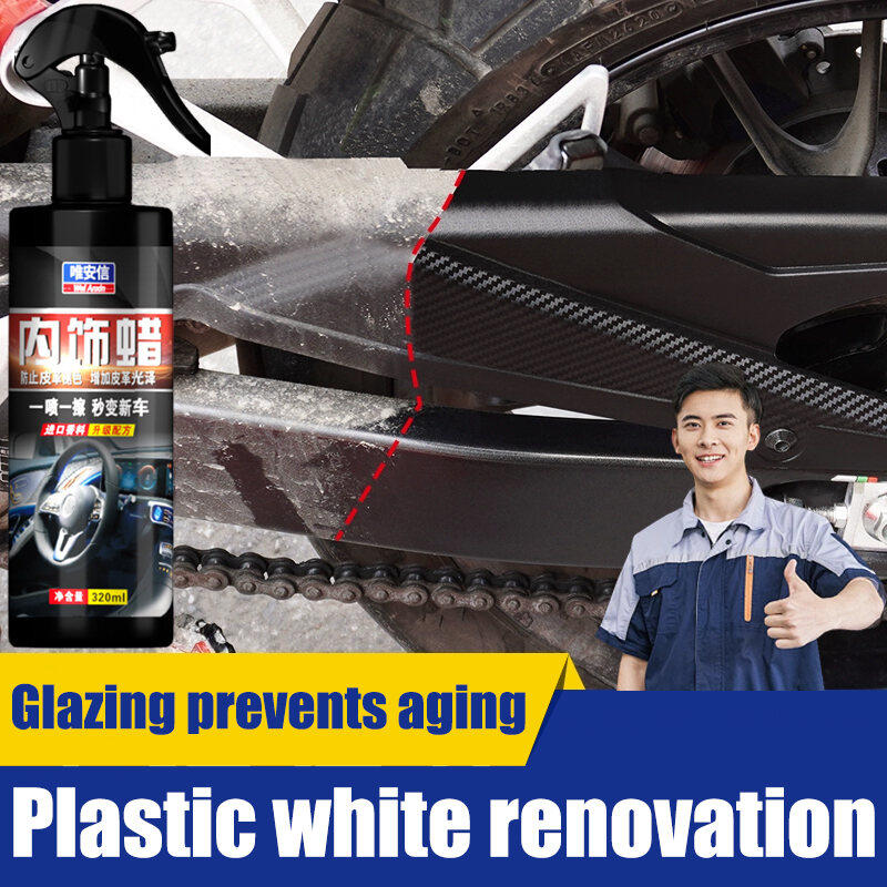 White Armor Wax: Restore Luster of Auto Plastic Parts (LLS)