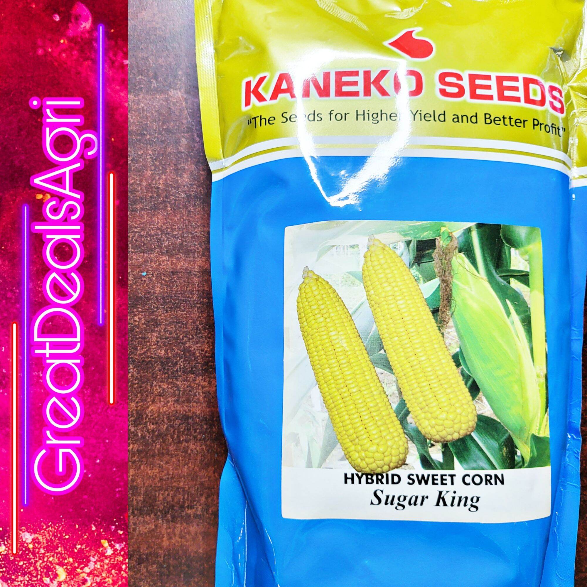 SUGAR KING F1 HYBRID SWEET CORN SEEDS (1 KILO) KANEKO SEEDS Lazada PH