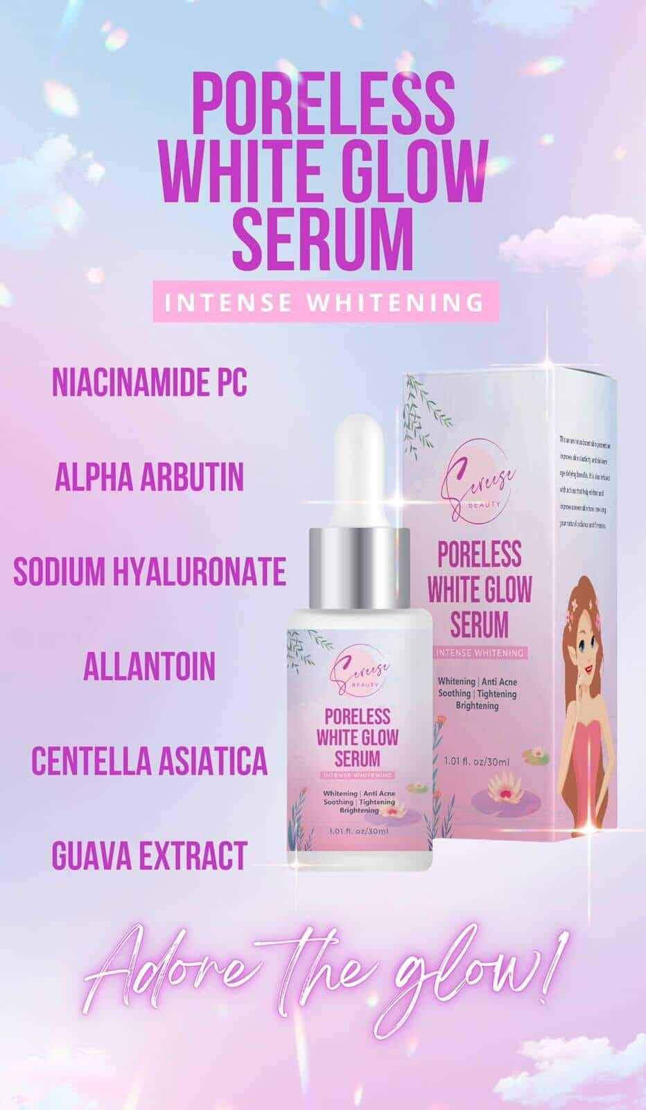 SEREESE BEAUTY Poreless White Glow Serum