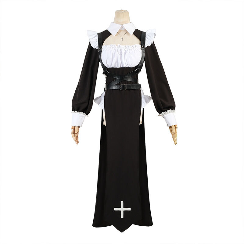 Original Nun Cos Costume Sexy Tight Clothes Cross Dressing Tiktok Authentic Same Halloween