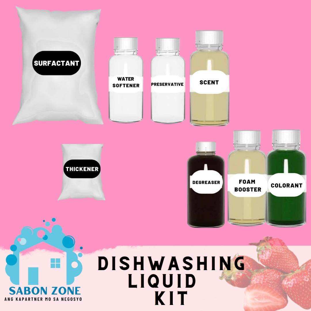 DIY DISHWASHING LIQUID KIT 1617 LITERS YIELD Lazada PH