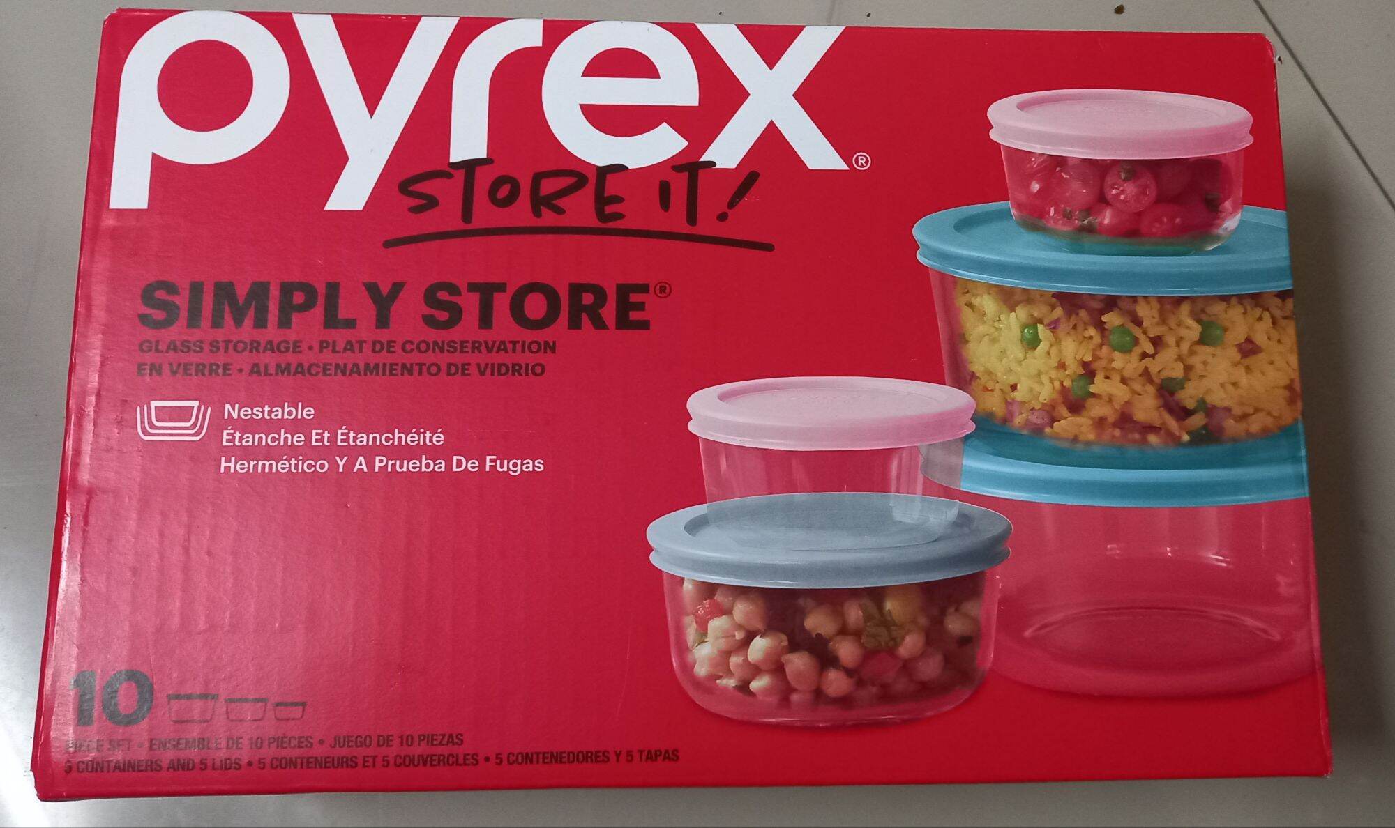 Store and Pour Storage Containers 5 Piece Set