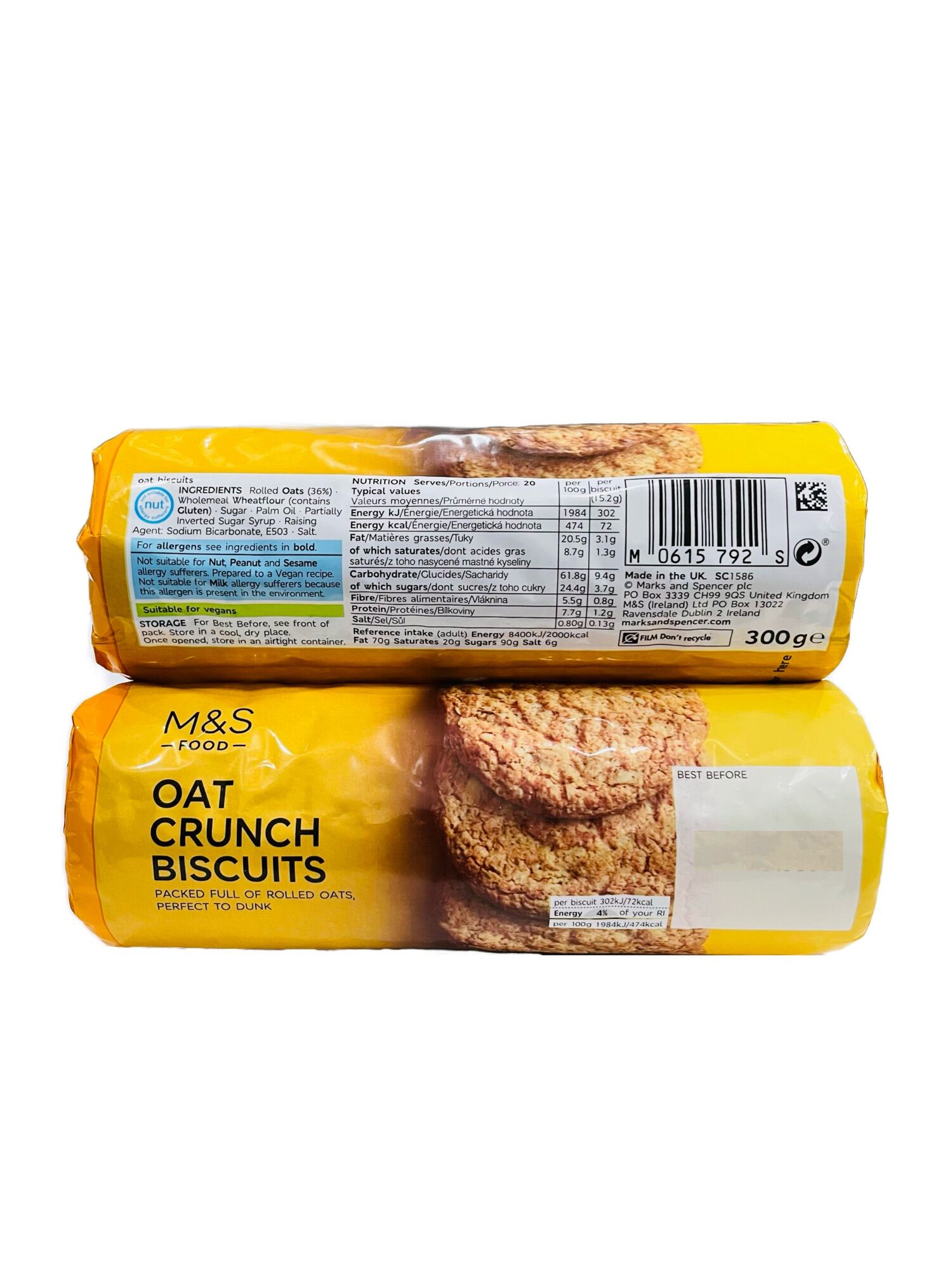 Marks & Spencer Oat Crunch Biscuit Lazada PH