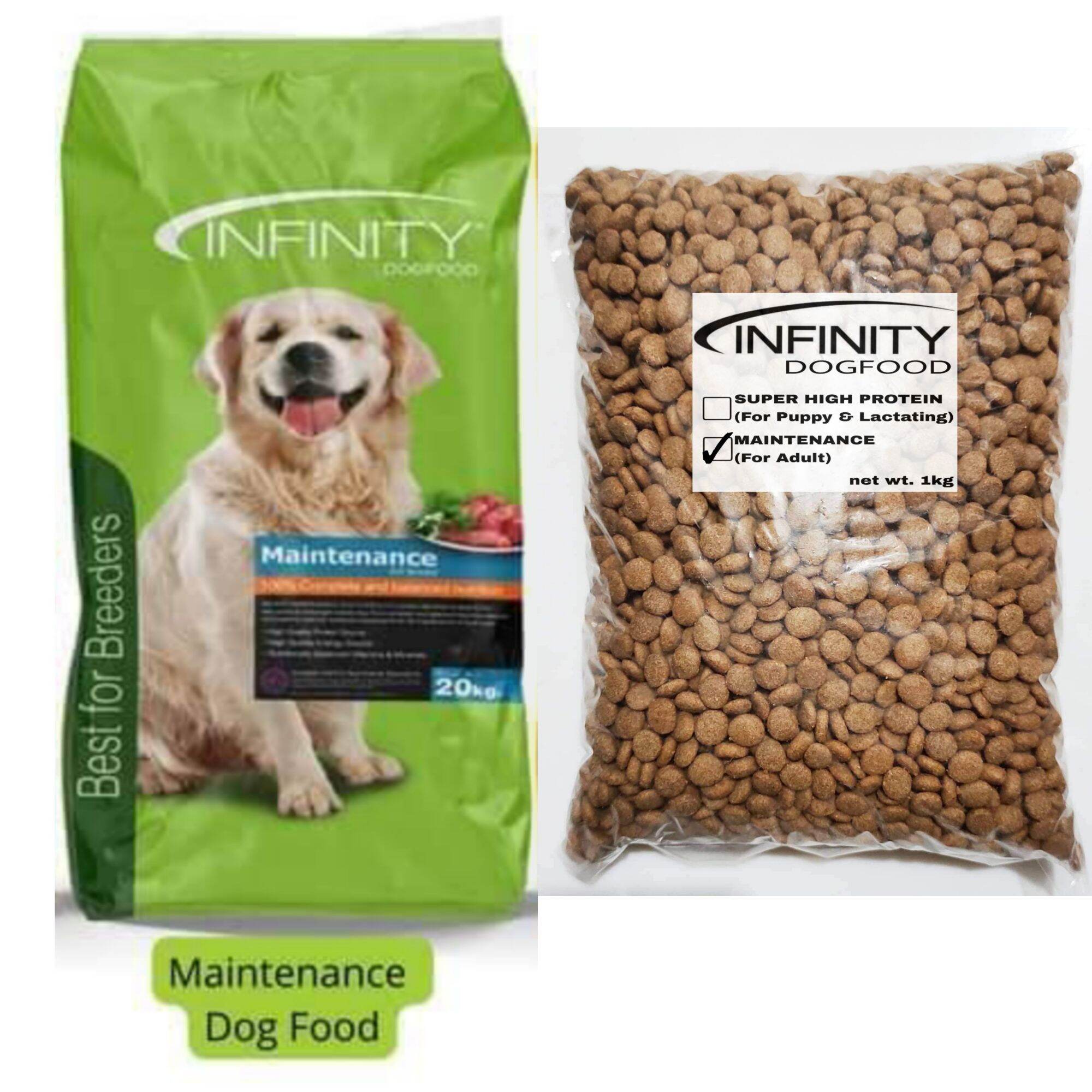 infinity high protein dog food