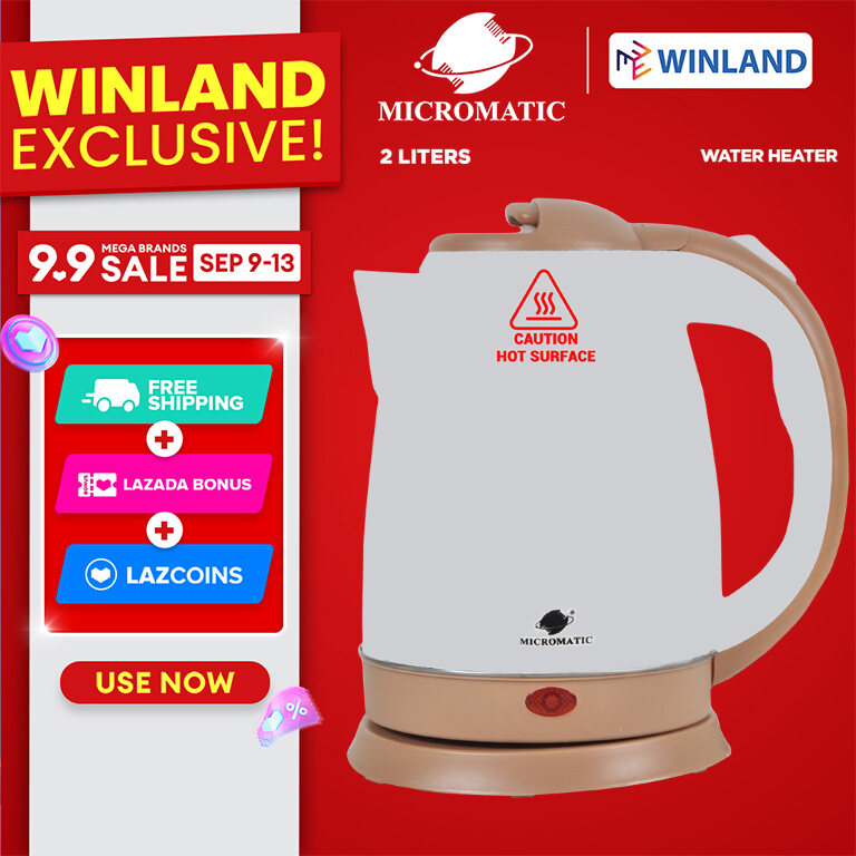 Winland Electric Kettle - Portable Water Heater 2L