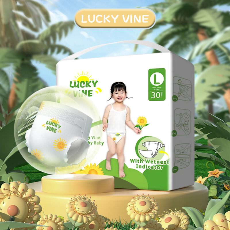 Lucky Vine Diapers for baby large XXL(1525kg)30Pcs/pack Baby diaper