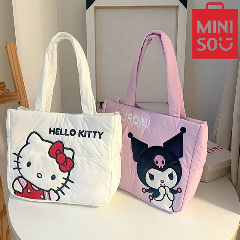 Kuromi String Bag Miniso Daiso Sanrio KUROMI MINI DRAWSTRING BAG X