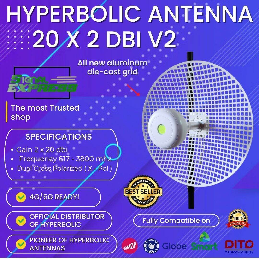 Hyperbolic Antenna (new generation of Parabolic Antenna / LANBOWAN LTE