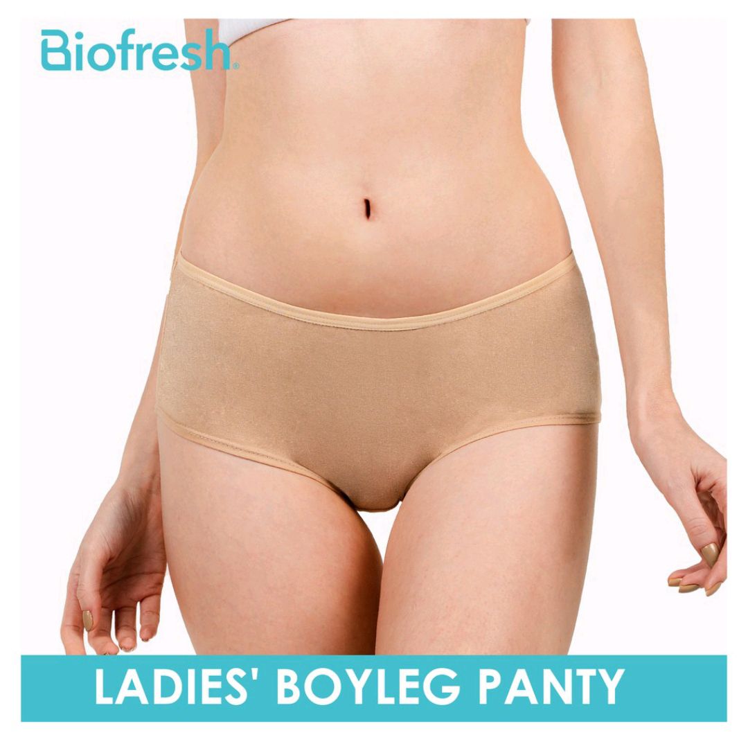 L) Biofresh Ladies' Antimicrobial MODAL Boyleg 3pcs, Women's Fashion,  Undergarments & Loungewear on Carousell