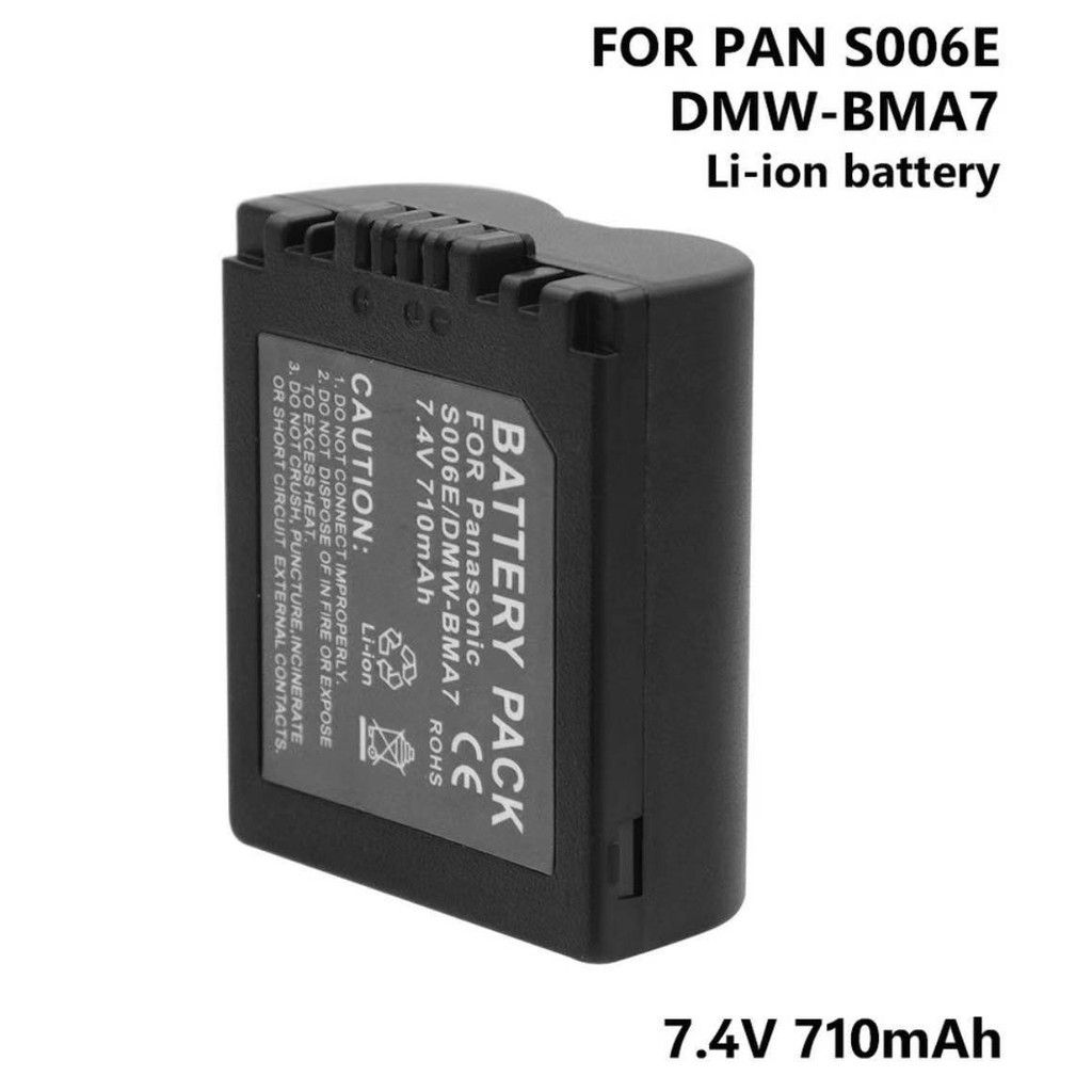 1000mAh 3.6V Lithium-Ion Compatible with Panasonic DMW-BCG10 Digital Camera Battery Replacement for Panasonic Lumix DMC-ZS7 Battery
