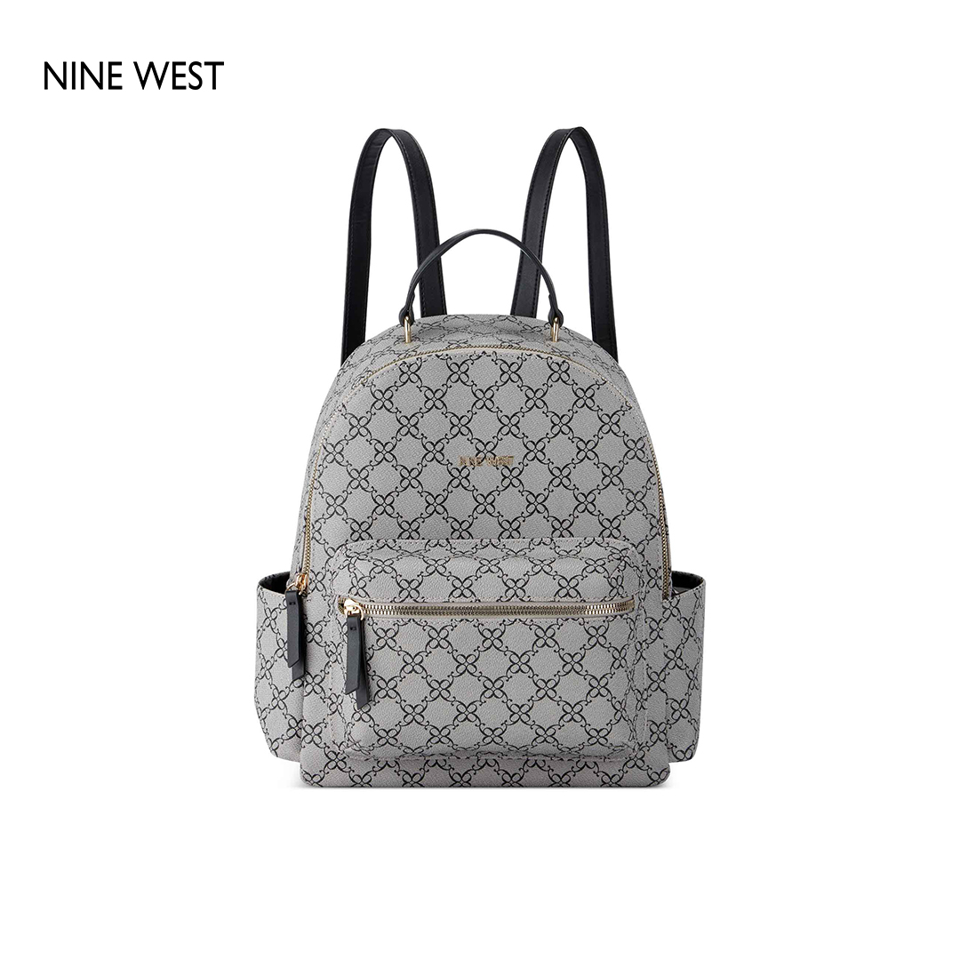 Nine West Sommer Medium Backpack w/ Card Purse - Greystone/Multi |  Catch.com.au