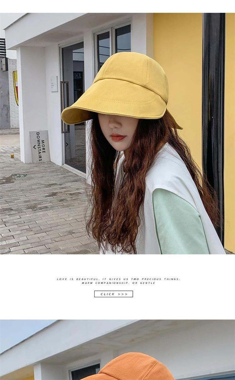 Hat Women's Summer Cycling Wind-Proof Cap Sun Hat Outdoor Sun