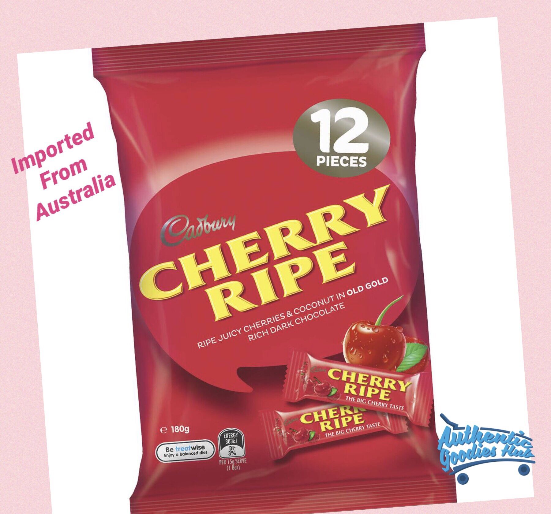 Cadbury Cherry Ripe Sharepack 12pk 180g | Lazada PH