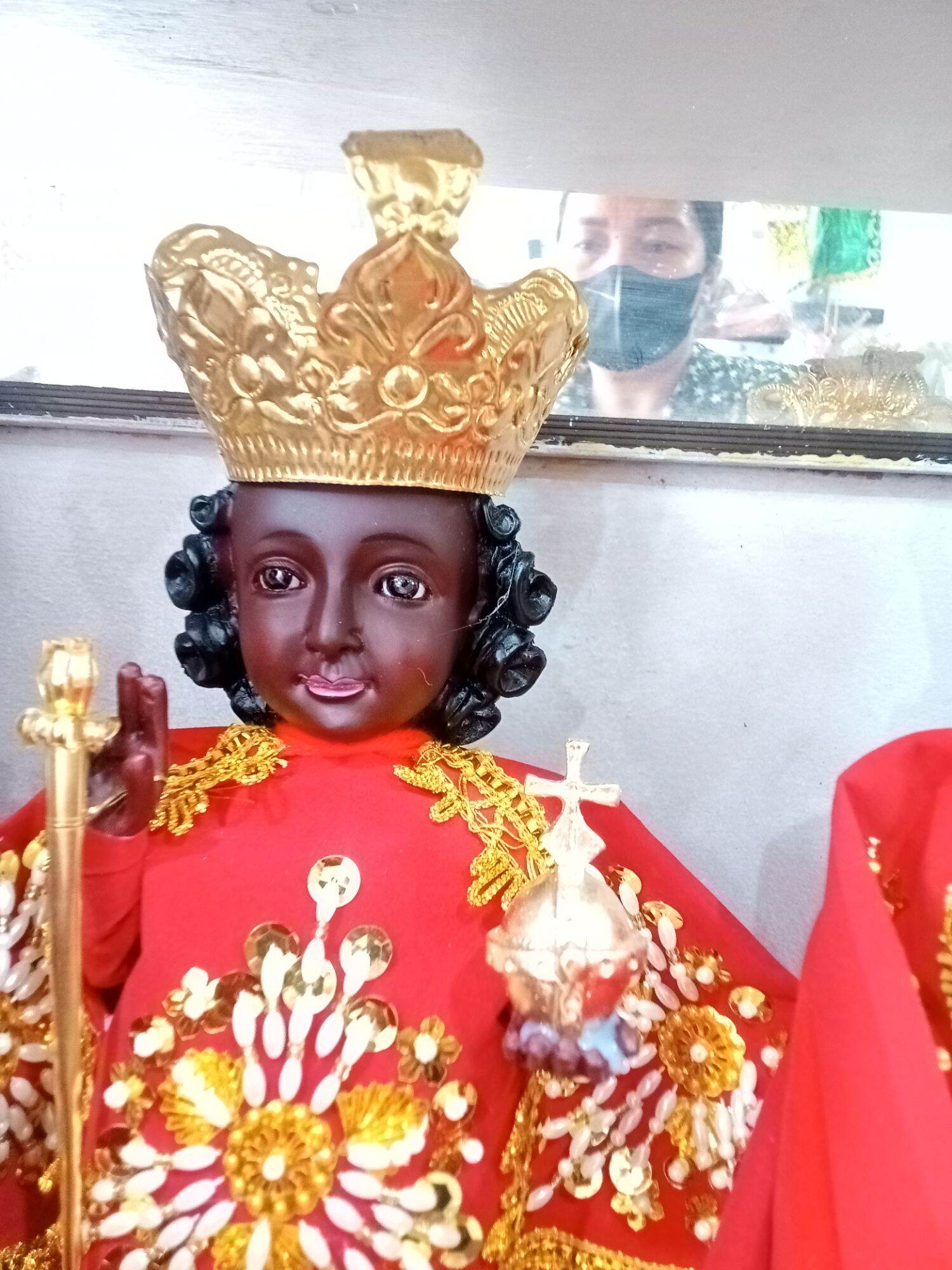 20 Inches Black Wooden Sr Sto Nino De Cebu Mahal Nga Senior Viva Pit Senyor Lazada Ph