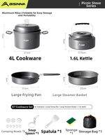 BSWOLF | Heat-resistant Outdoor Cookware Set