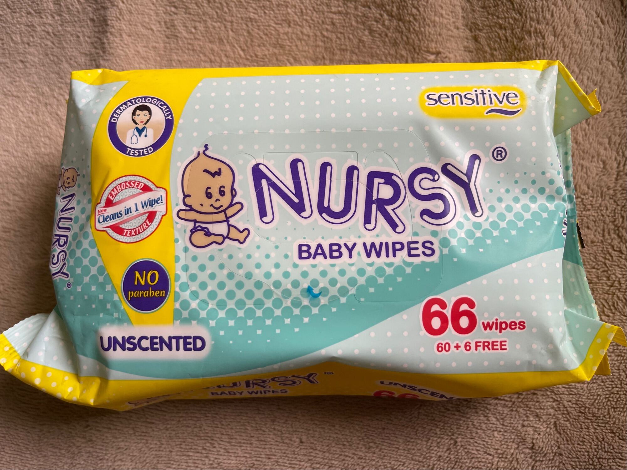 NURSY Baby Wipes 66 sheets Lazada PH
