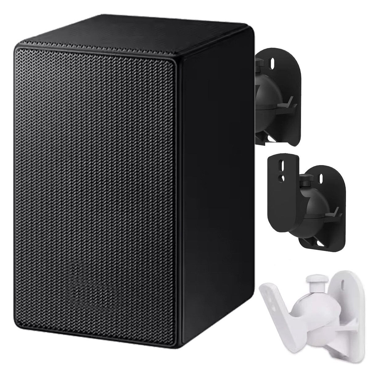 WB-3 Bookshelf Speaker Wall Mounting Brackets For Bose 201 & 301 Series IV And V – Black