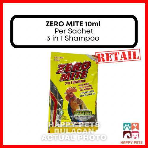 Zero Mite 10ml Per Sachet 3 in 1 Shampoo Lazada PH