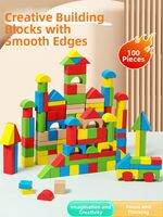 Siyoo | Developmental Educational Wooden Blocks 100 Pieces