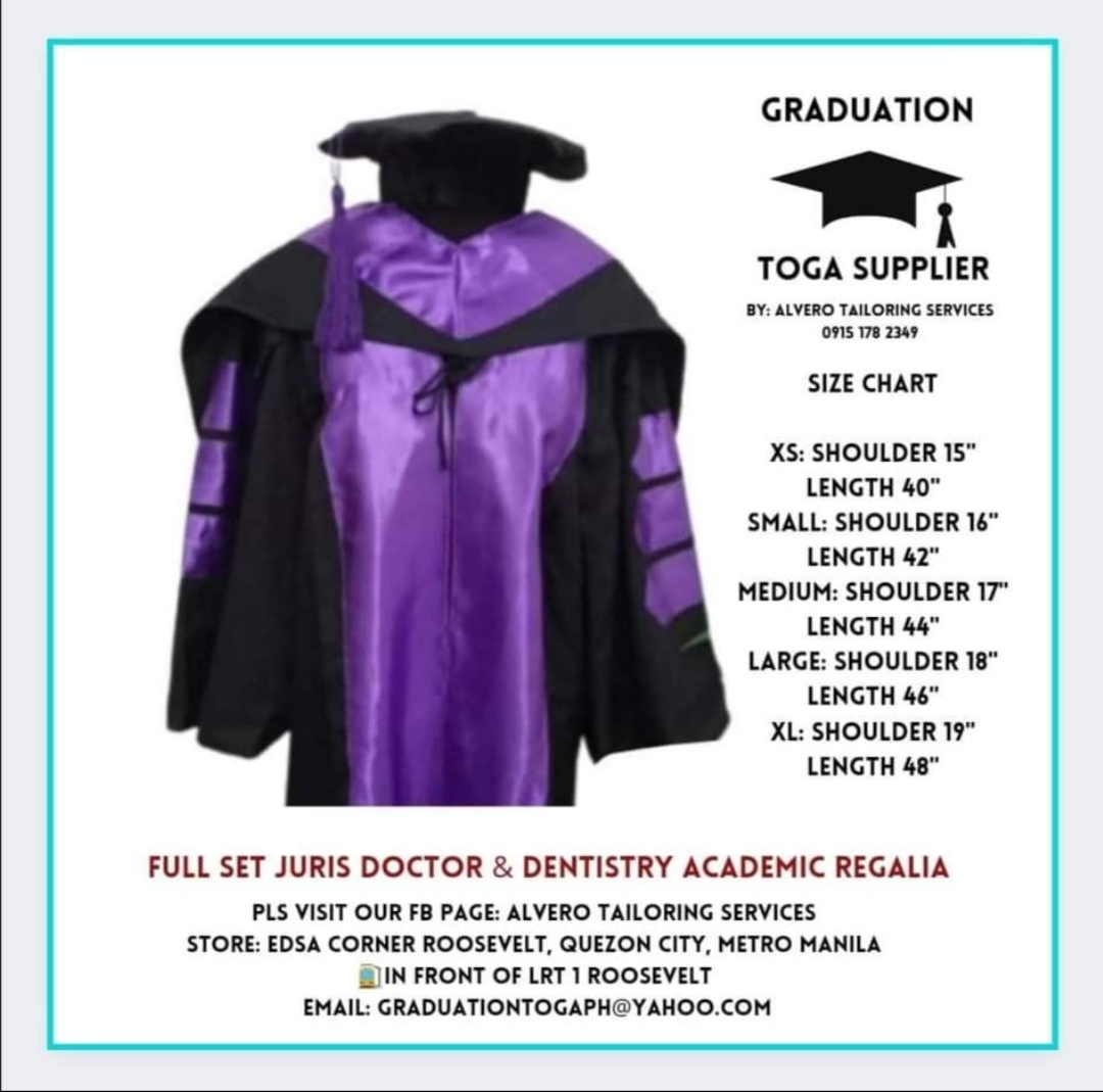 doctorate Academic Regalia Graduation Toga set for sale | Lazada PH