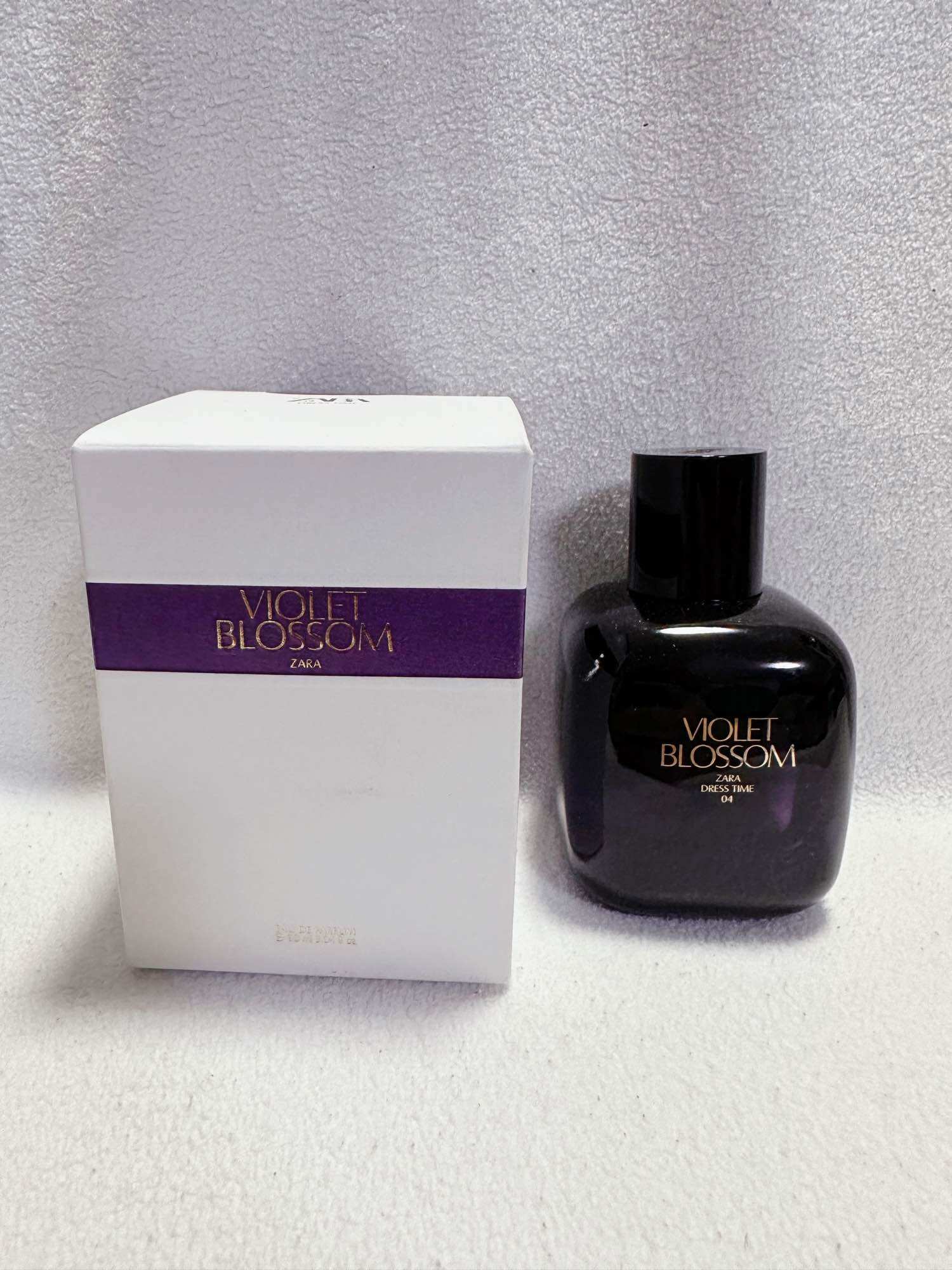 Zara Purple Bottle Perfume Floral Fragrance Violet Blossom Zara