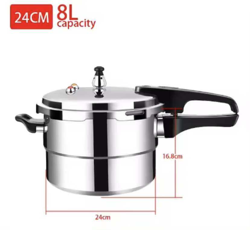 Stovetop Pressure Cooker, 80KPA Stainless Steel Rice Cooker with Pressure  Limiting Valve, Multifunctional Security Handle Pressure Cooking Pot for  Gas