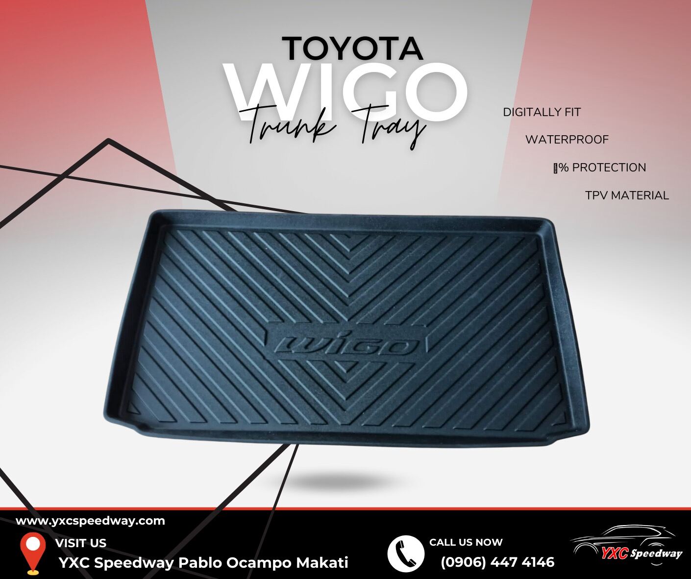 Toyota Wigo Cargo Tray Lazada PH