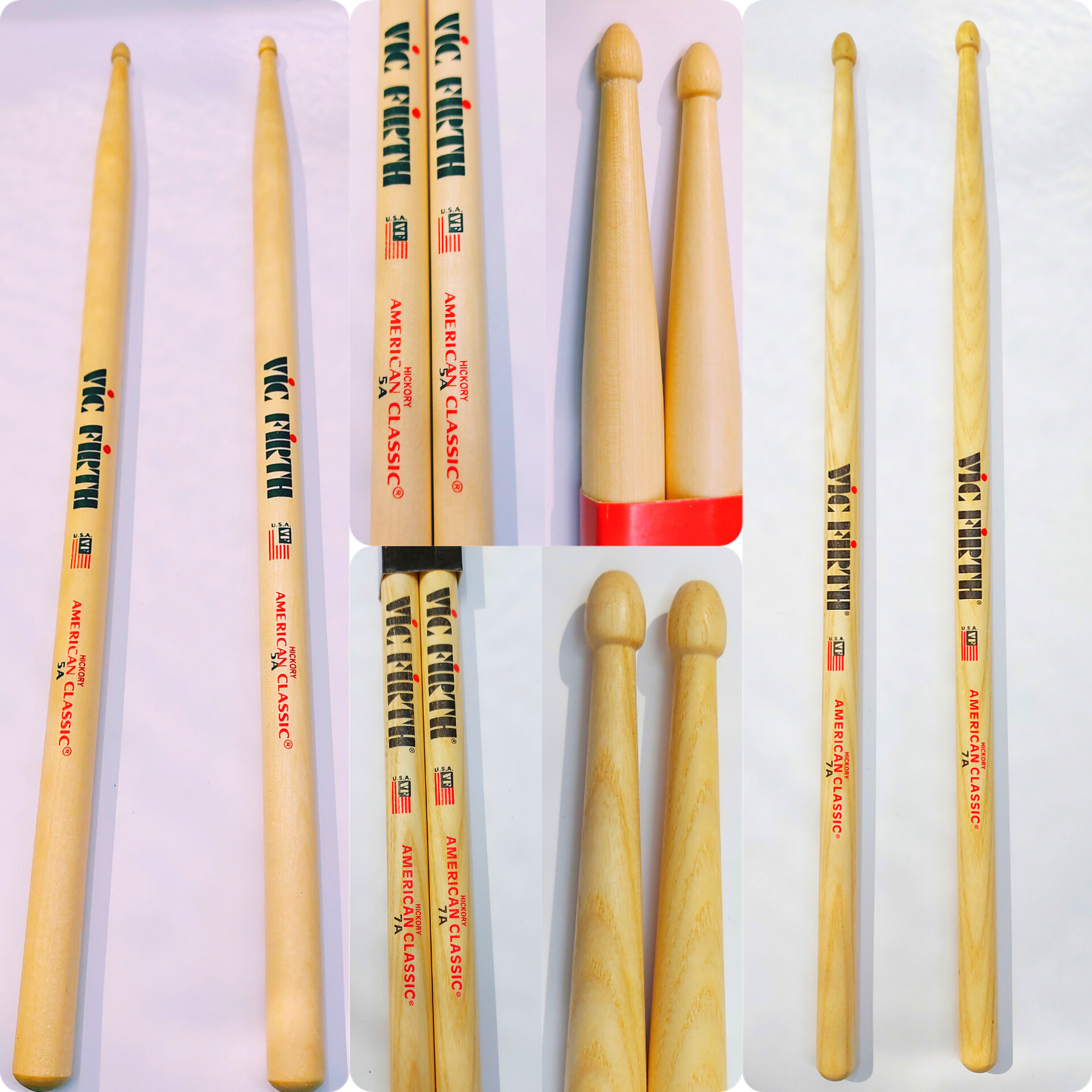 Vic Firth American Classic 5A & 7A Drum Sticks