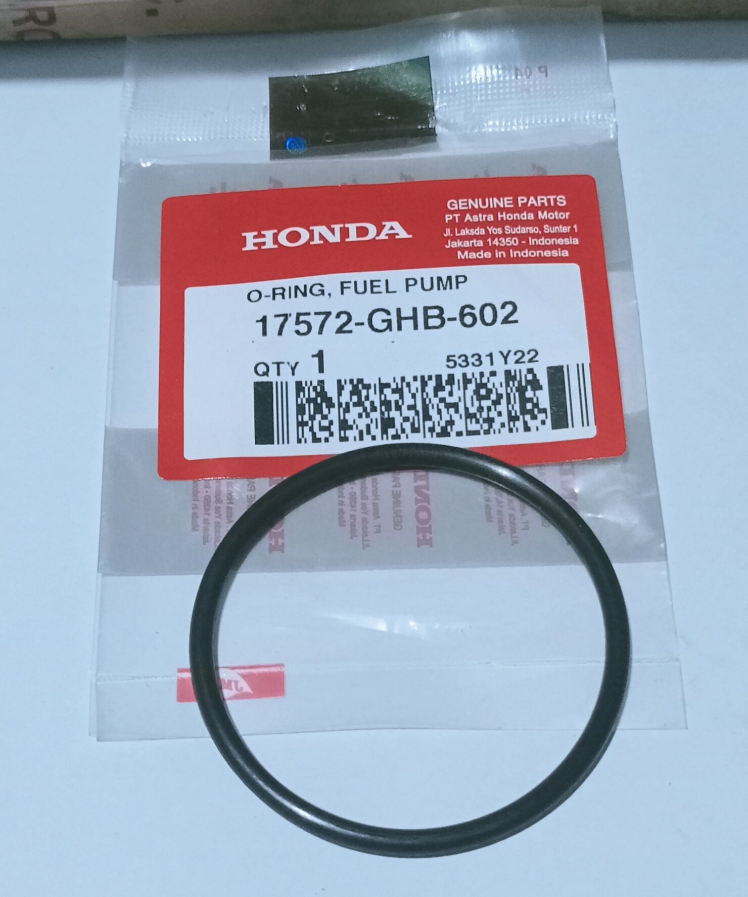 Honda Genuine ORing Fuel Pump Click 125/150 V1 V2 Lazada PH