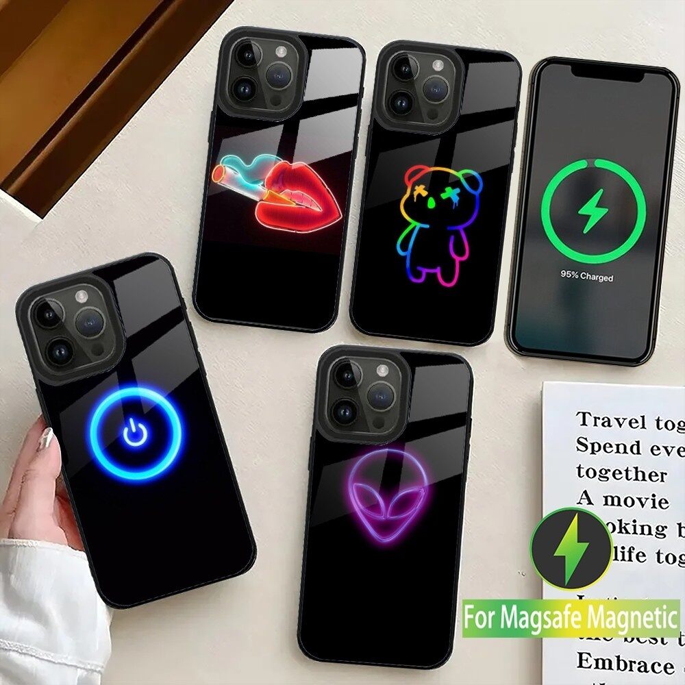 Apple Logo Led Iphone 12 Pro Case 11 Pro Max Light Up Apple Logo