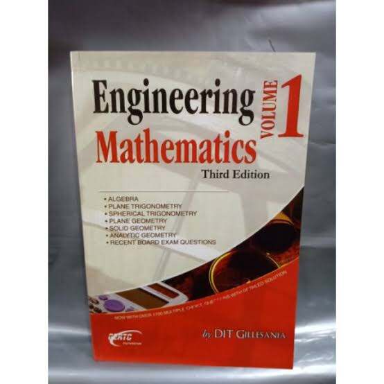 ENGINEERING MATHEMATICS (VOLUME 1) (3RD EDITION) | Lazada PH