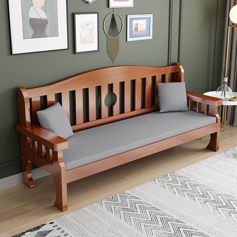 New Chinese Style Wooden Sofa Bench for Small Apartments (Brand: Unknown)