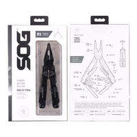 SOG PowerAccess Deluxe 21 in 1 Professional Multitool Pliers EDC Portable Multifunctional Tools with Sheath For Camping Survival