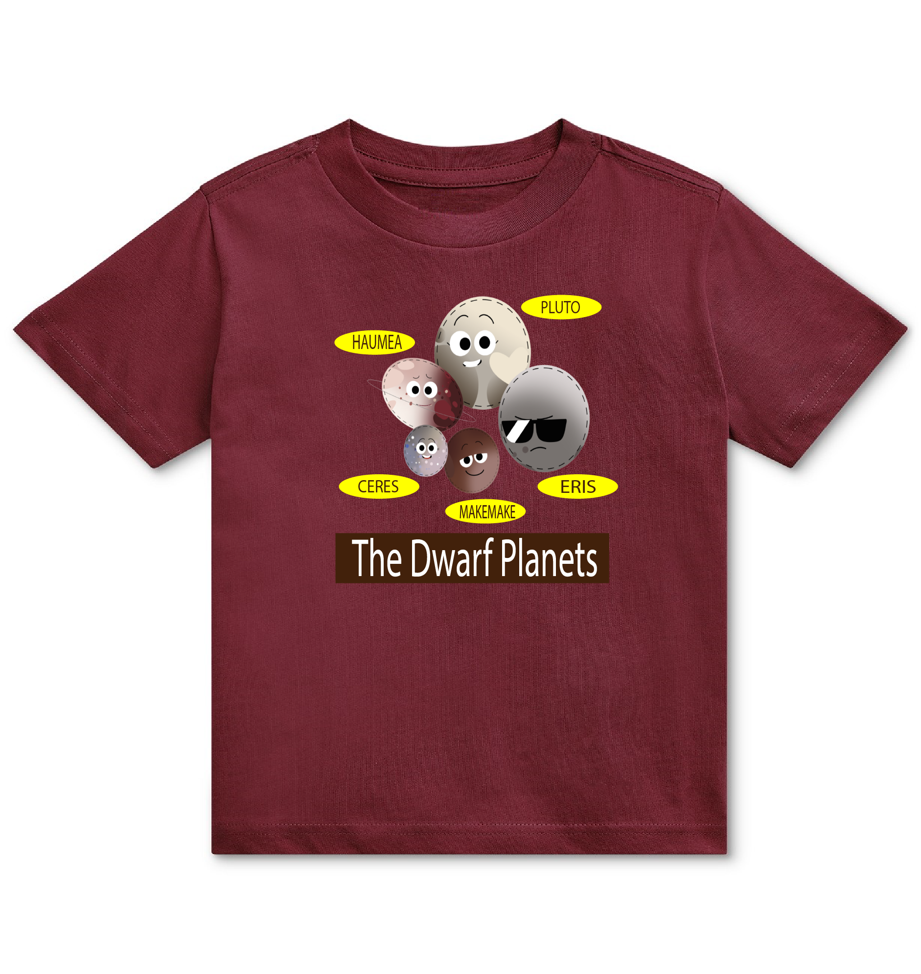 The dwarf Planets T-shirt for kids Lazada PH