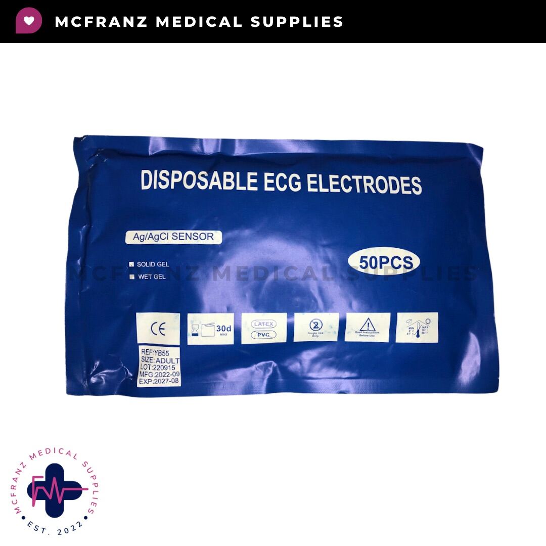 Disposable ECG Electrodes Topcare (50’s) | Lazada PH