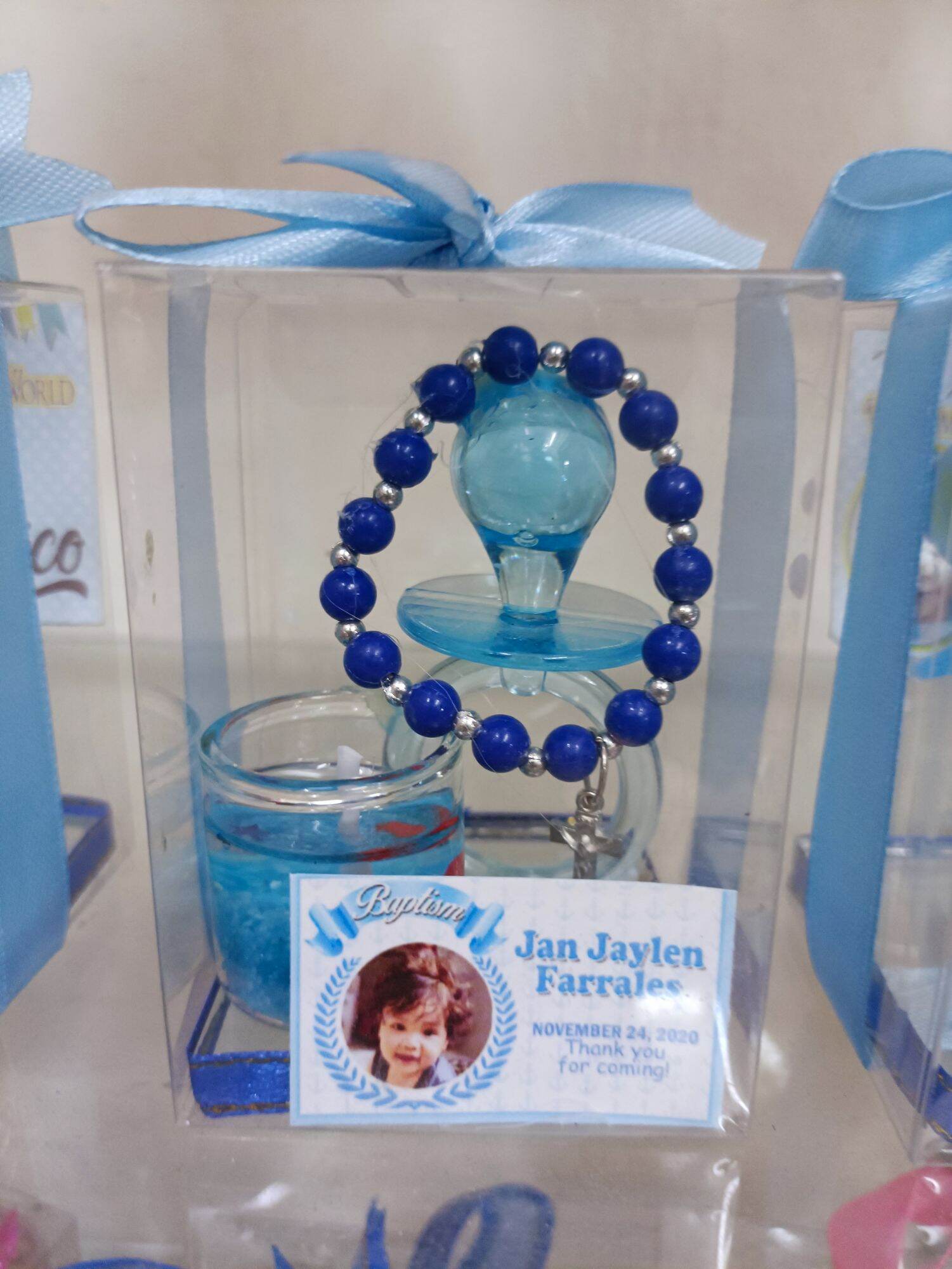 Diy souvenir for 2024 christening baby boy