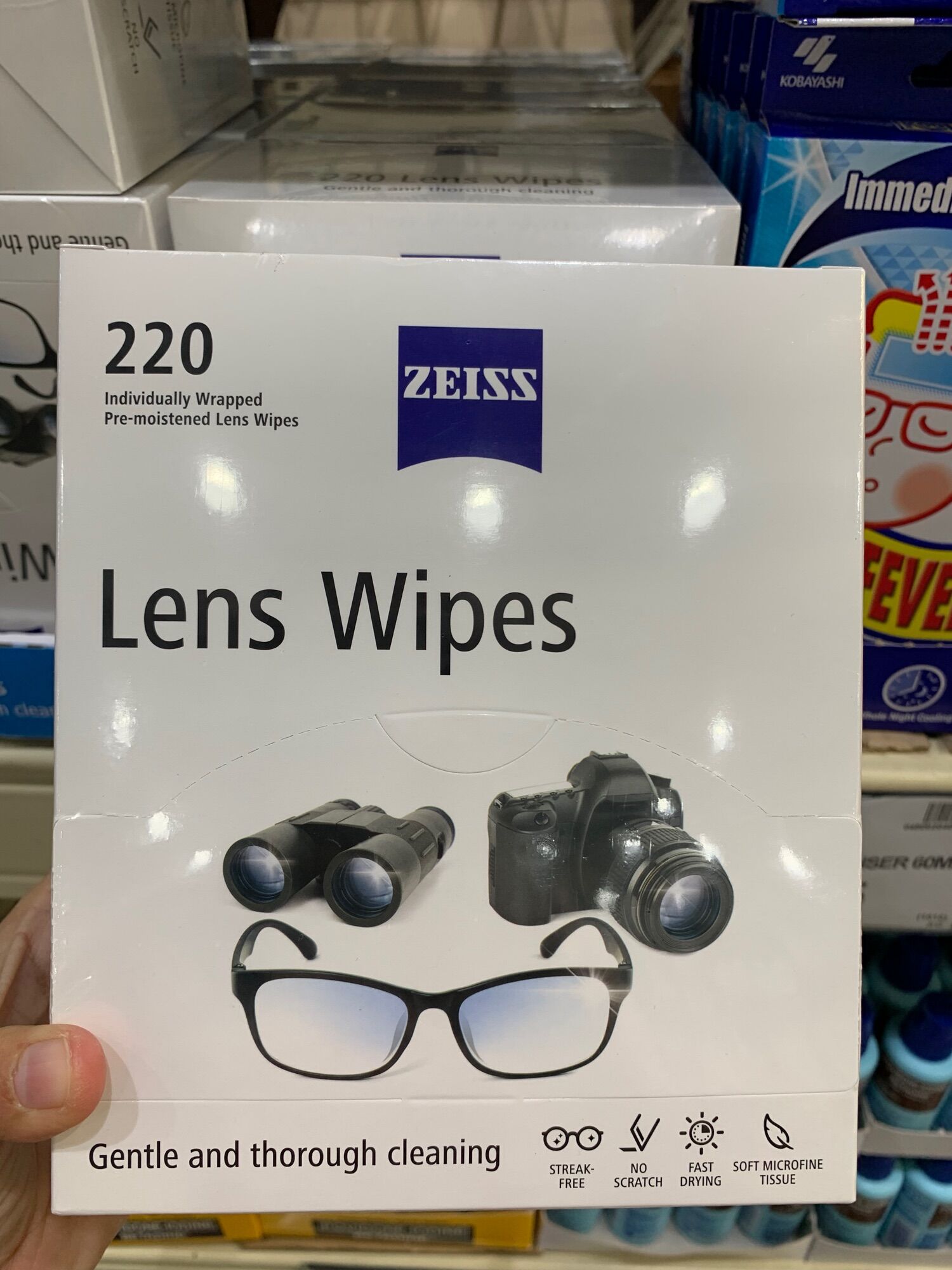 Zeiss Lens Cleaning Wipes 220ct Lazada PH