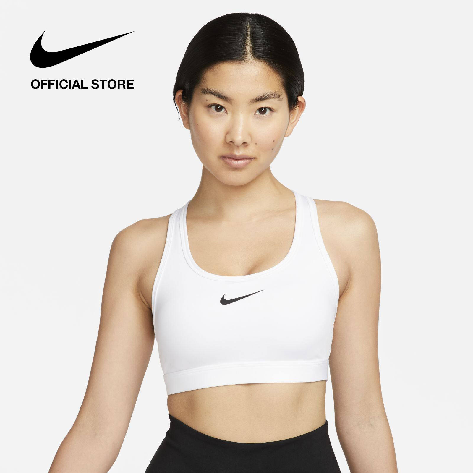 Áo ngực thể thao Nike Women's Swoosh Medium Support Padded Sports Bra - White