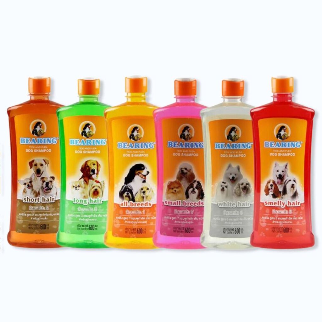 Bearing Tick and Flea Dog Shampoo with Long Lasting Scent for All Dog Breeds Anti Ticks and Fleas Shampoo