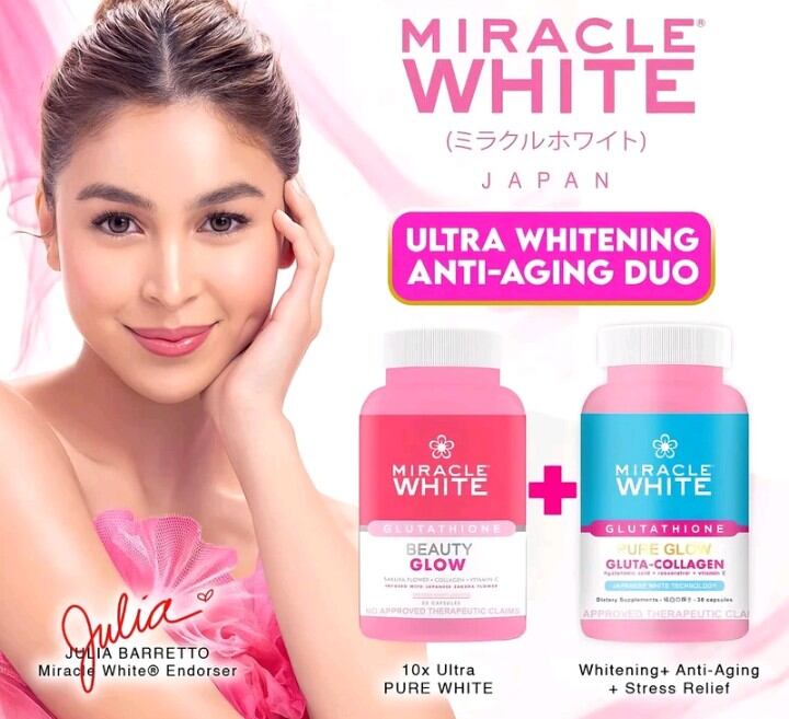 miracle white glutathione fda MIRACLE WHITE PURE GLOW Japanese Sakura GLUTATHIONE 30 capsules FDA APPROVED Glutathione Capsules For Skin Whitening - Lazada