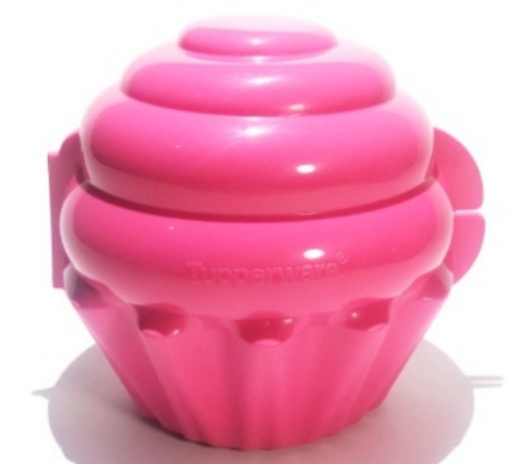 Tupperware Cupcake Rosa