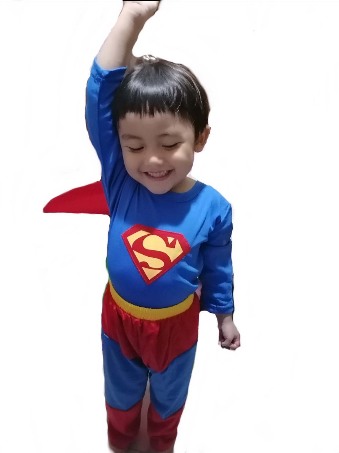 Superman costume for kids 2-8yrs