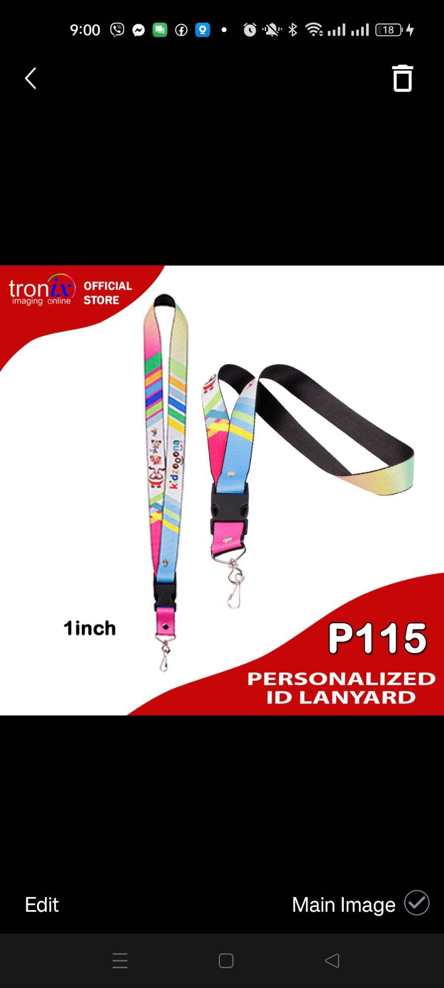 Personalized ID Lace/Lanyard