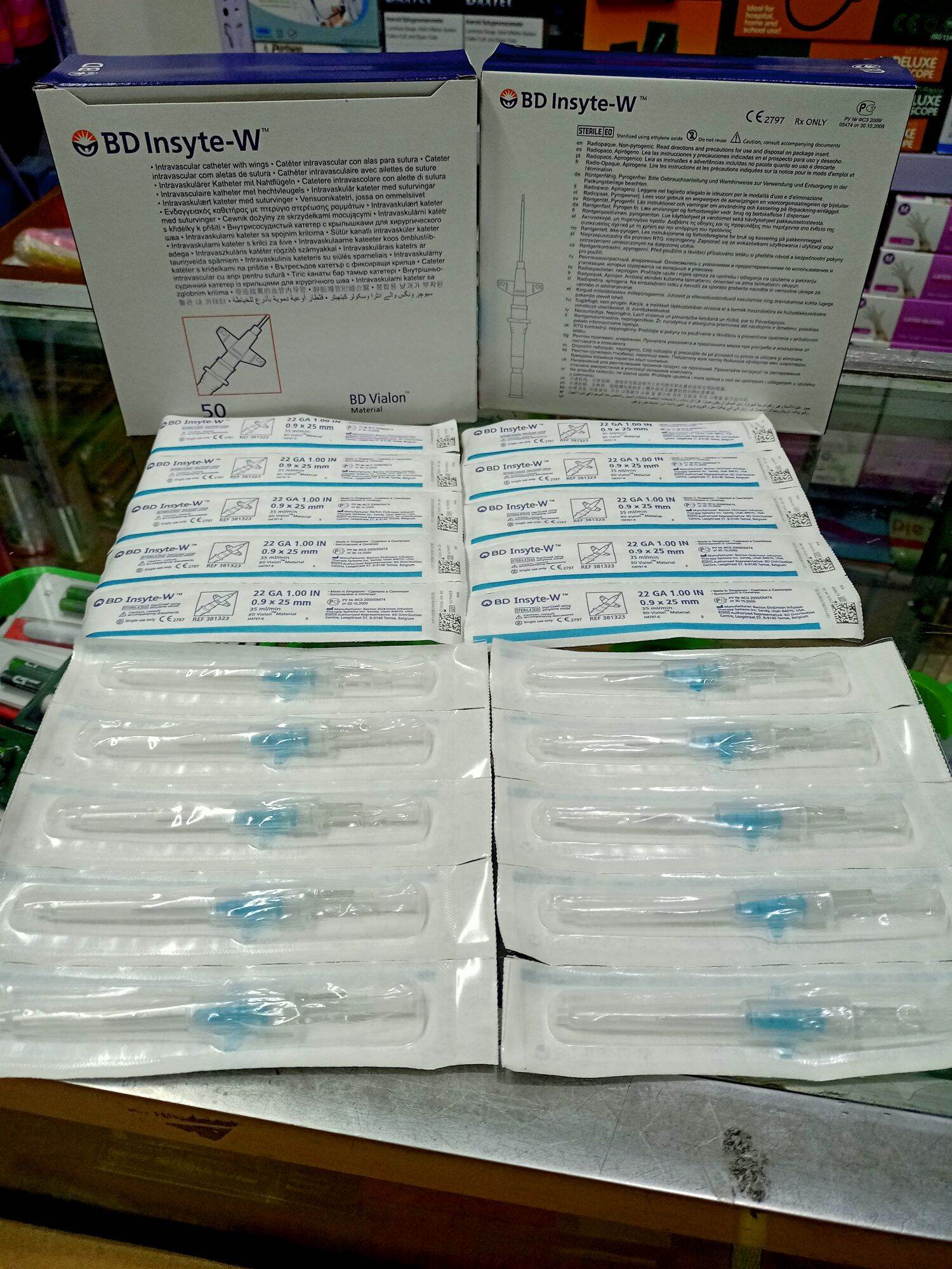BD Insyte-W 22 GA 35 ml/min. Sold per piece (BD Vialon Materials ...