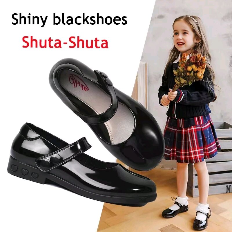 Shiny on sale school shoes