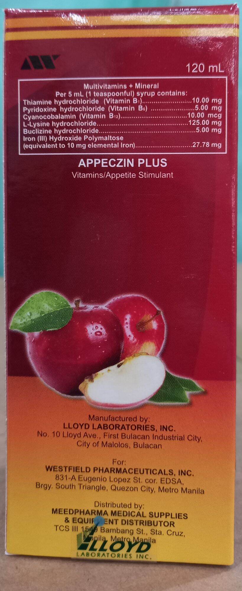 APPETITE STIMULANT APPECZIN PLUS 120ML Lazada PH