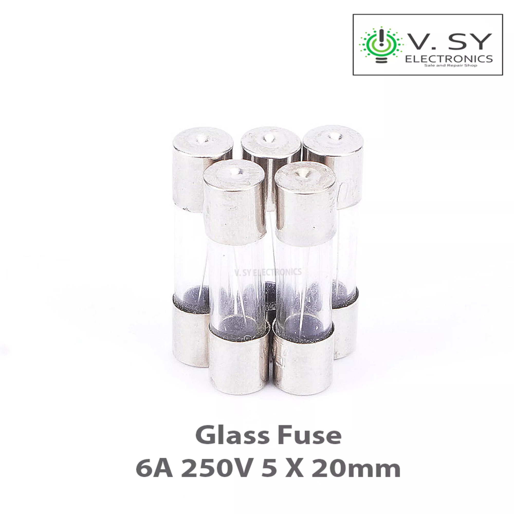 1.5A Homyl Pack of 100 pcs Fast-Blow Fuse 250V Glass Fuses 5 x 20 mm 