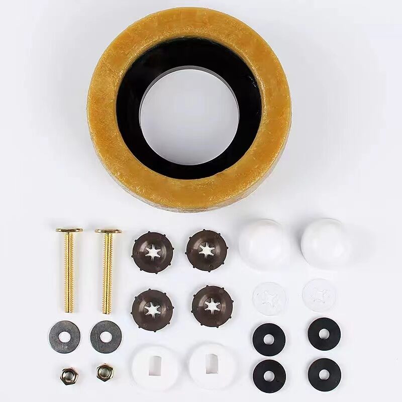 Wax Toilet Bowl Gasket Harveys 007020-N Wax Bowl Gasket Without Flange – Toilet Seal With Bolts, Odor & Watertight