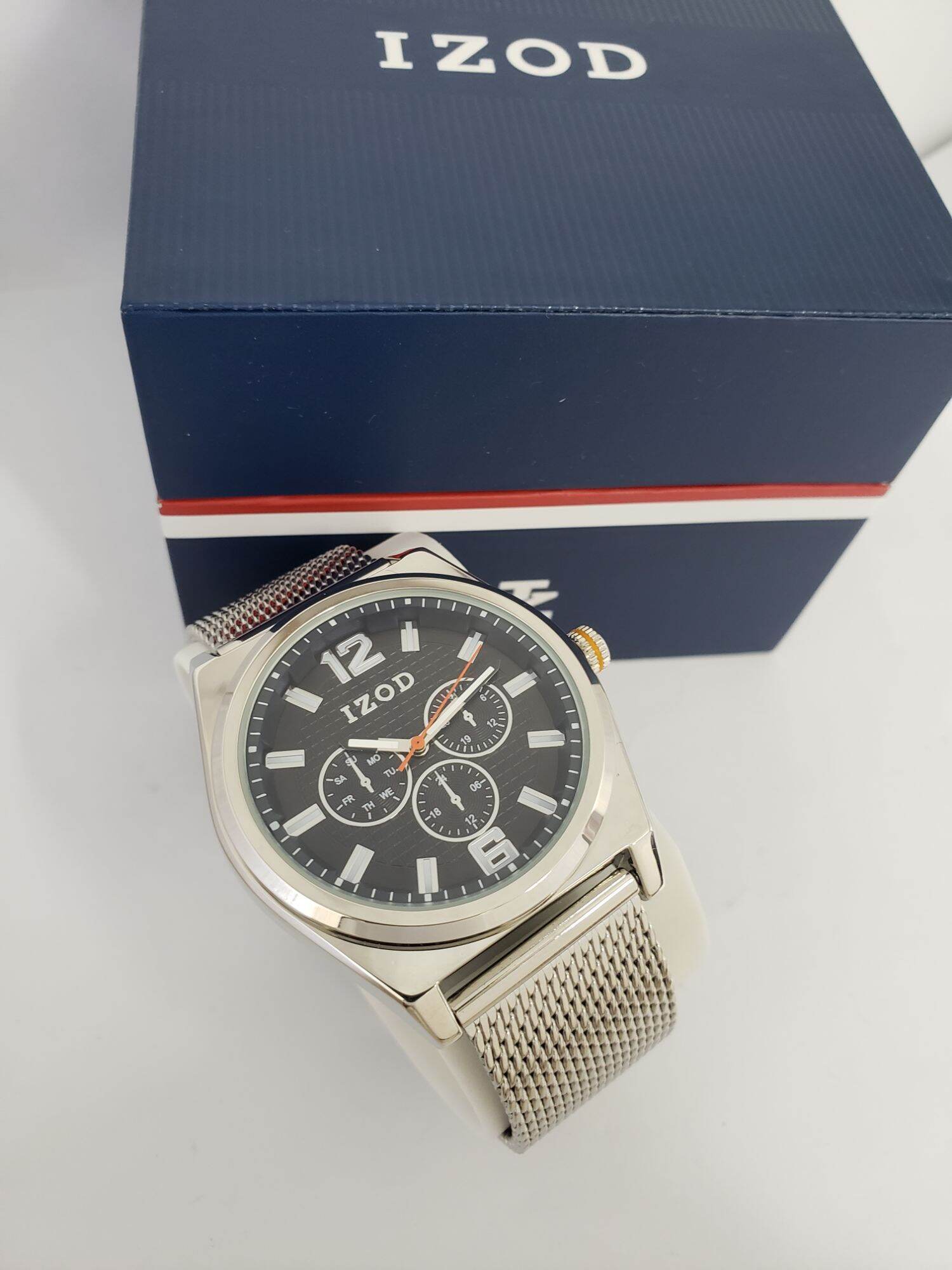 Ppsnabha Izod Watch Price Izod Easy Read Analog Brown Leather