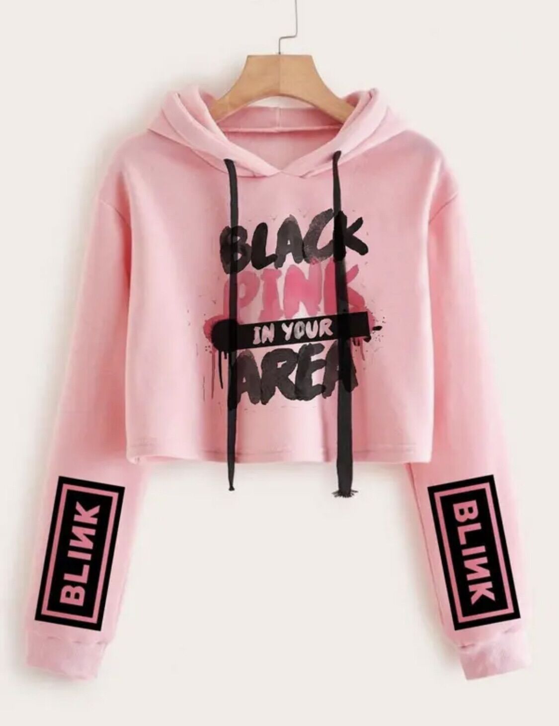 Sweater Blackpink Crop Top Jacket Sweater Blackpink Crop 2025